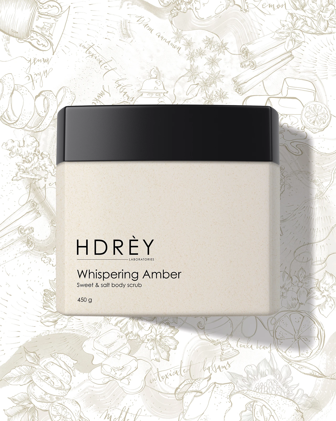 Peeling do ciała cukrowo-solny Whispering Amber 450 g