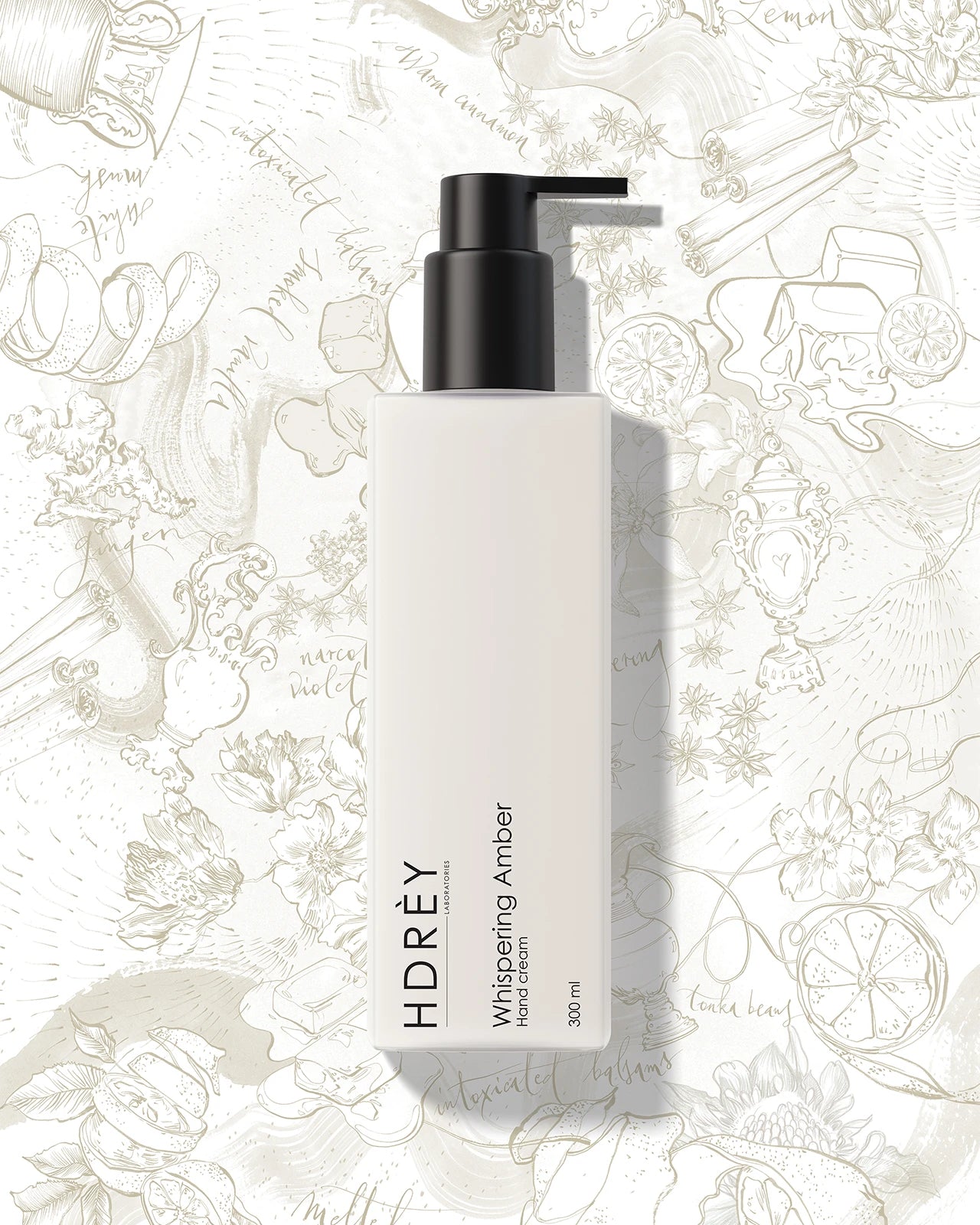 Krem do rąk Whispering Amber z olejem arganowym i witaminą E 300 ml