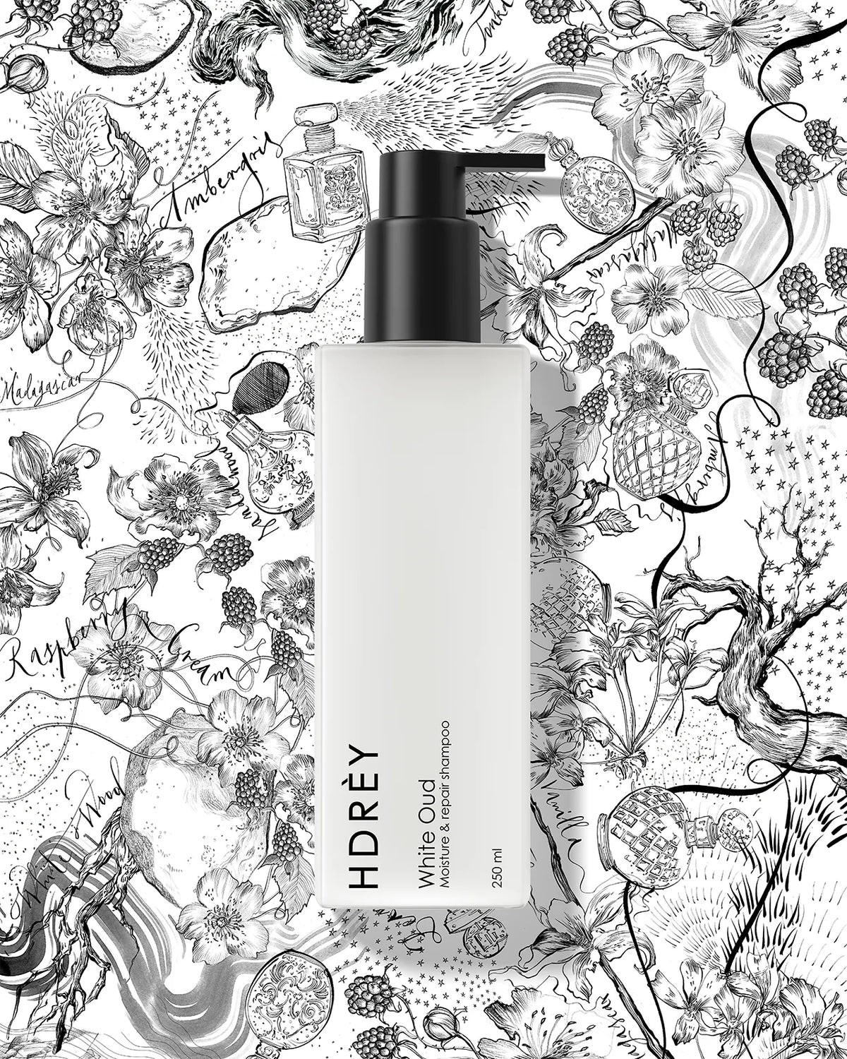 Nawilżająco - regenerujący szampon White Oud 250 ml