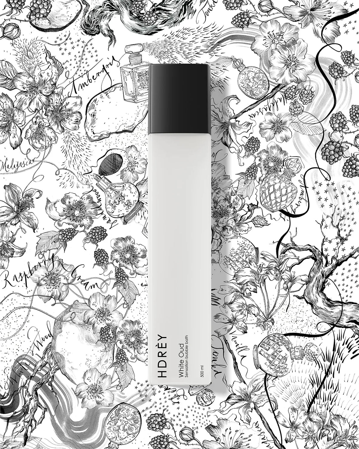 Sensation Bubble Płyn do kąpieli White Oud 500 ml