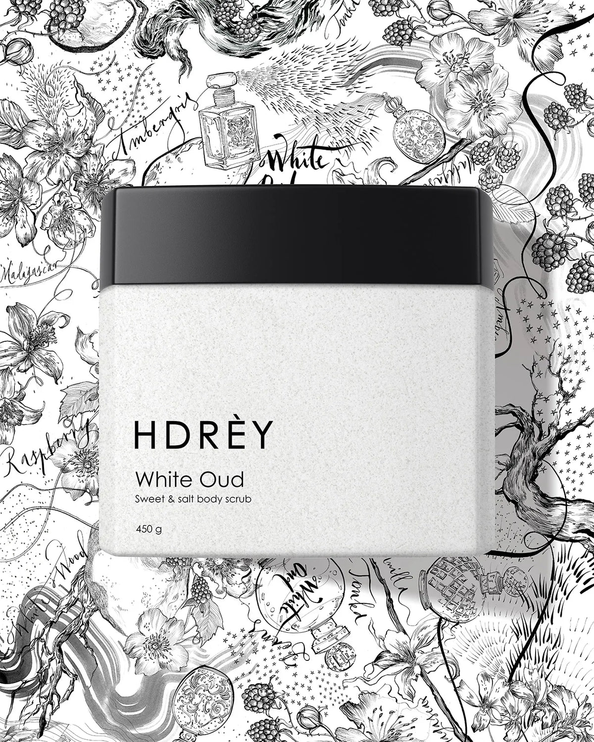 Peeling do ciała cukrowo-solny White Oud 450g