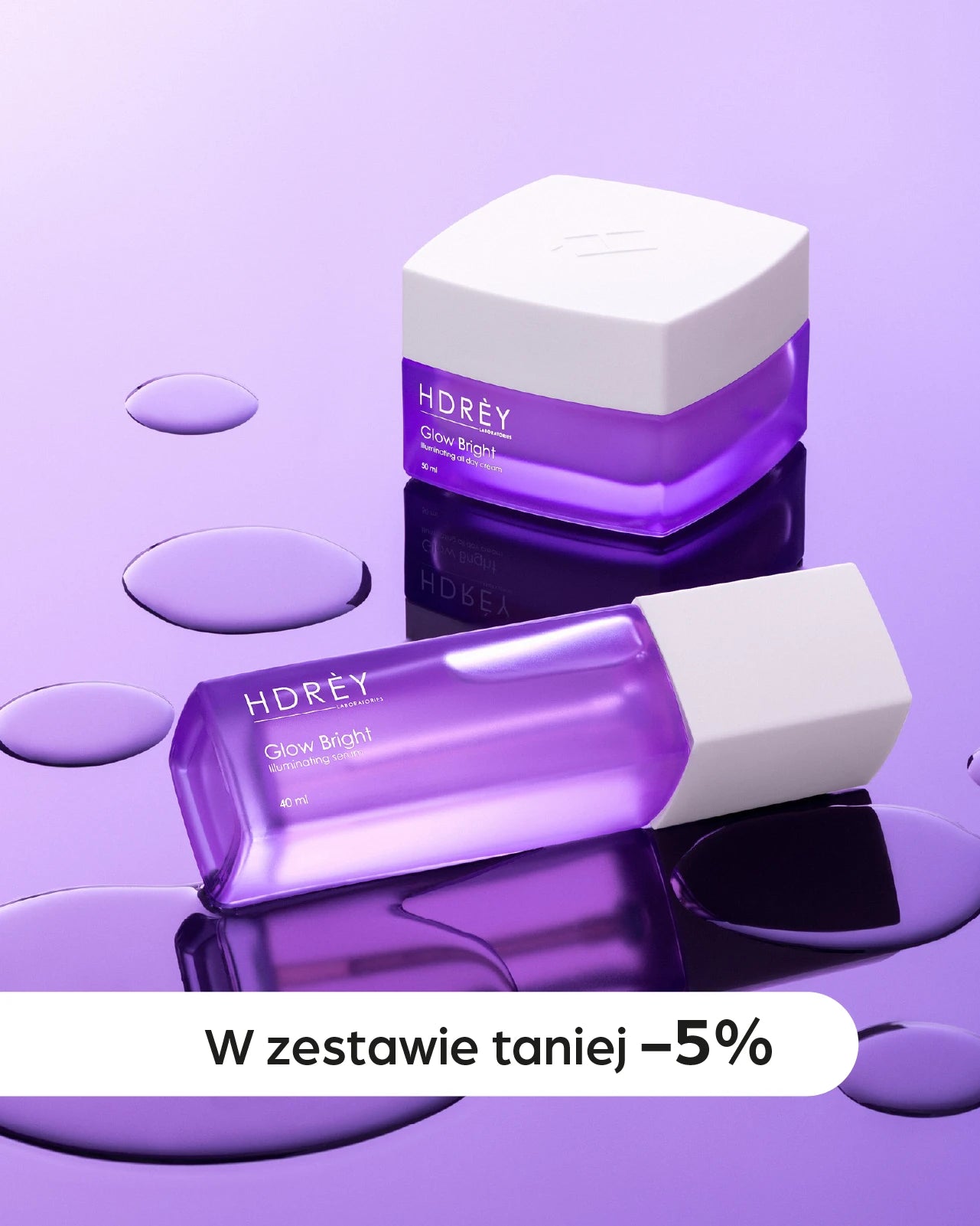 Glow Bright (krem 50ml + serum 40ml)