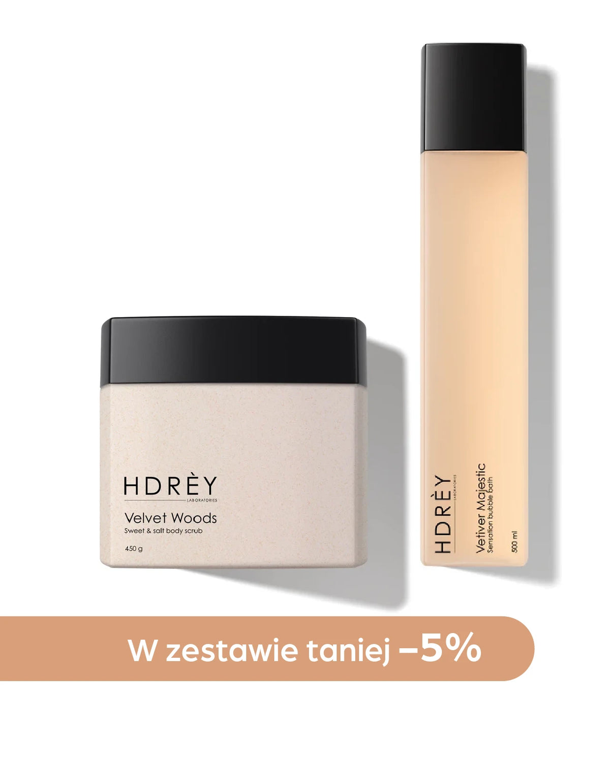 Body Set Velvet Woods (płyn do kąpieli 500ml + peeling do ciała 450g)