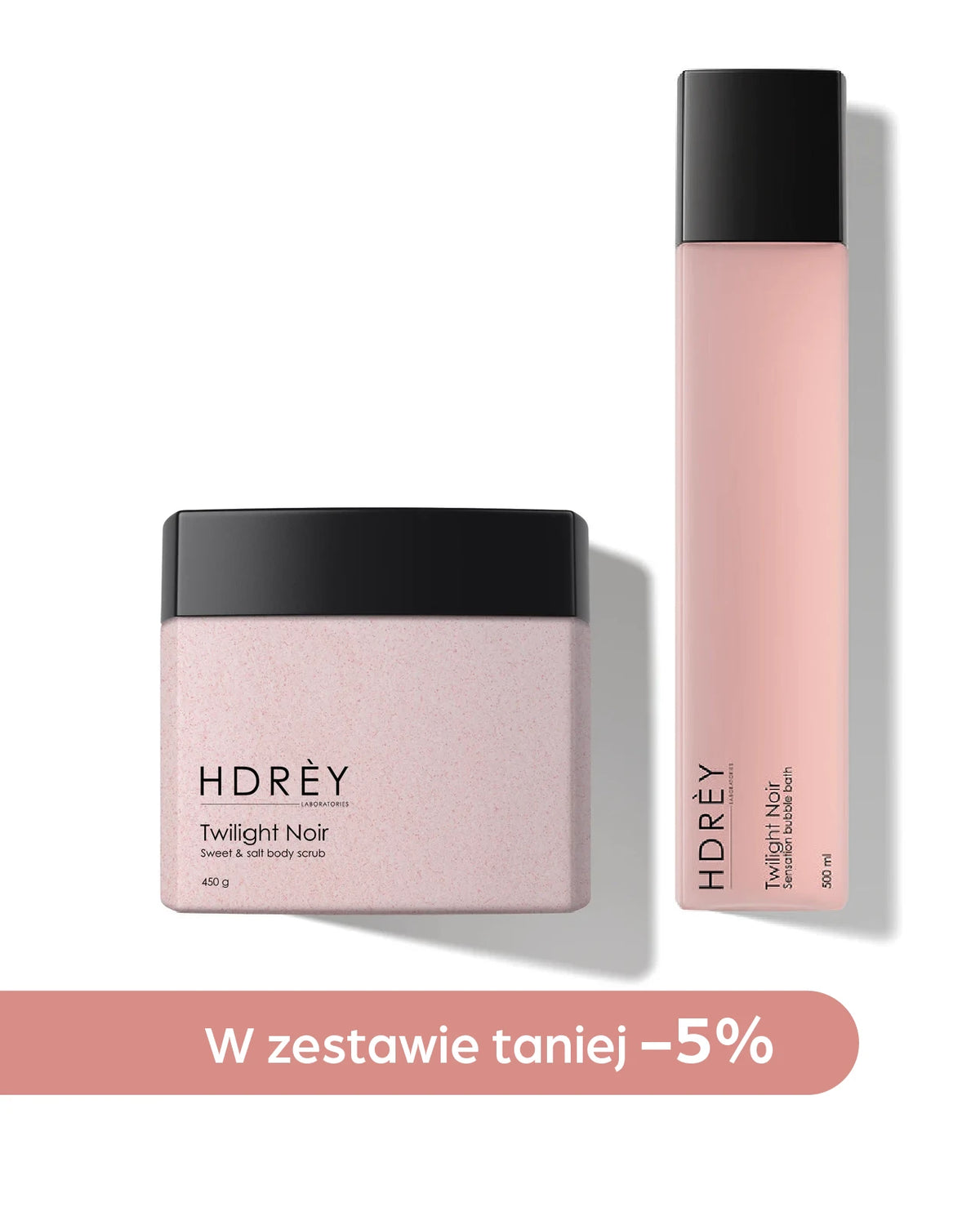 Body Set Twilight Noir (płyn do kąpieli 500ml + peeling do ciała 450g)