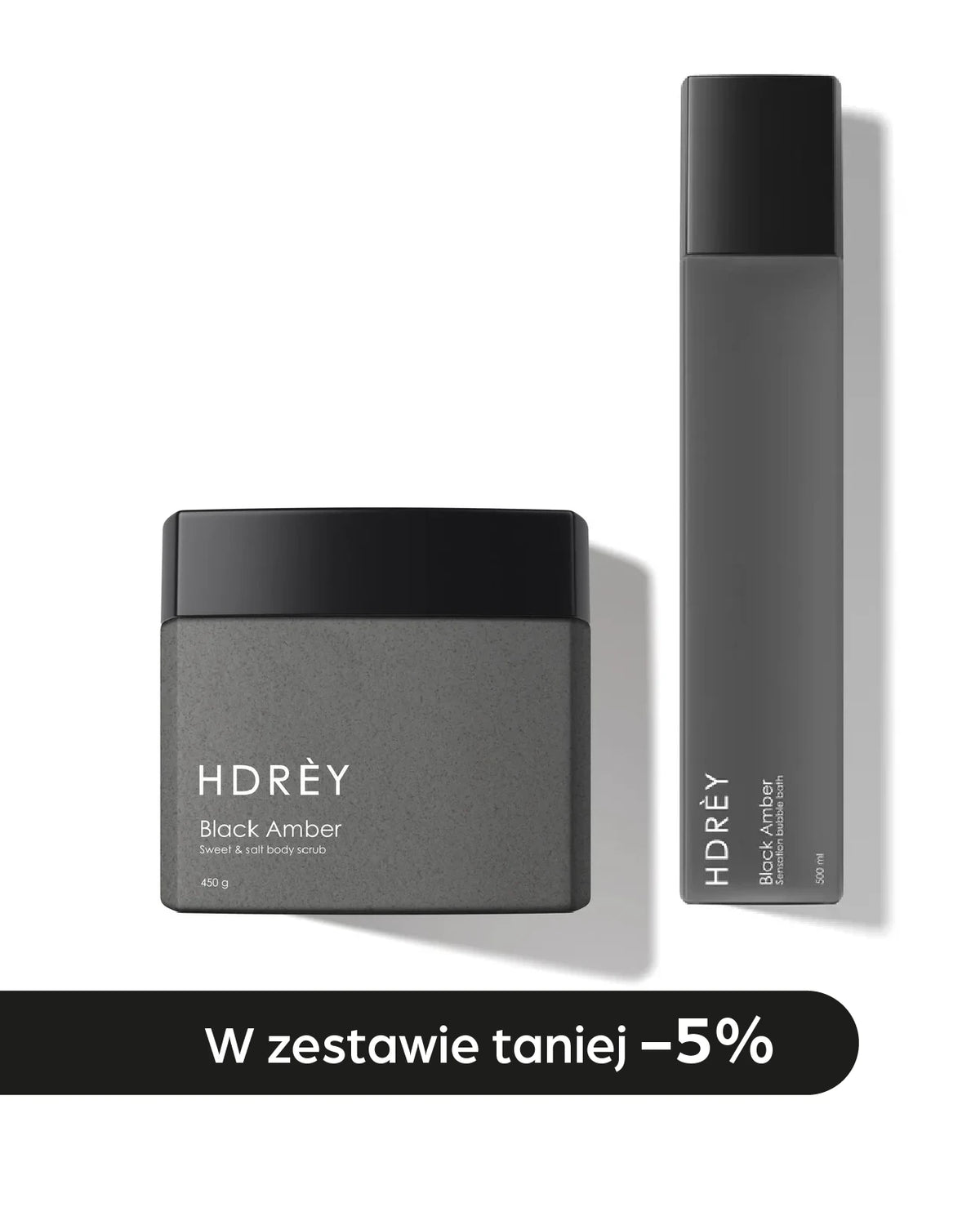 Body Set Black Amber (płyn do kąpieli 500ml + peeling do ciała 450g)