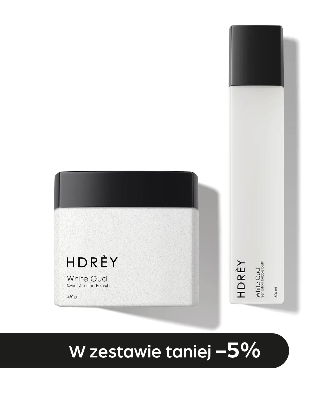 Body Set White Oud (płyn do kąpieli 500ml + peeling do ciała 450g)