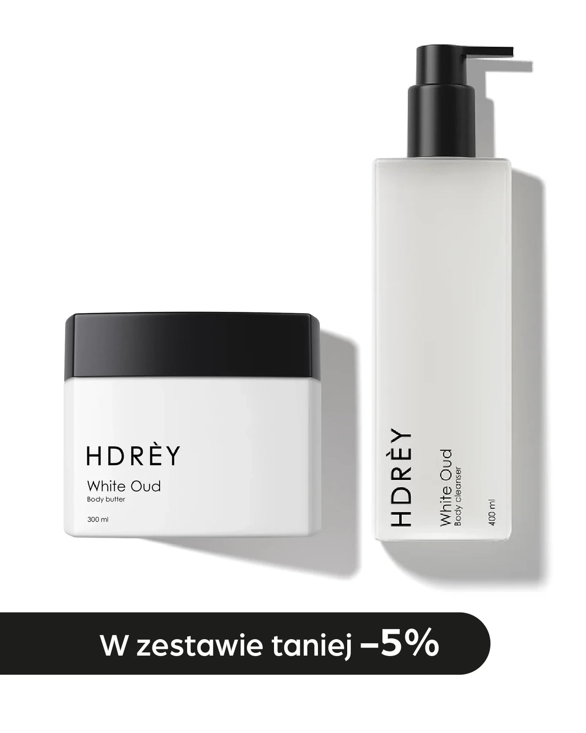 Body Set White Oud (żel pod prysznic 420ml + masło do ciała 300ml)