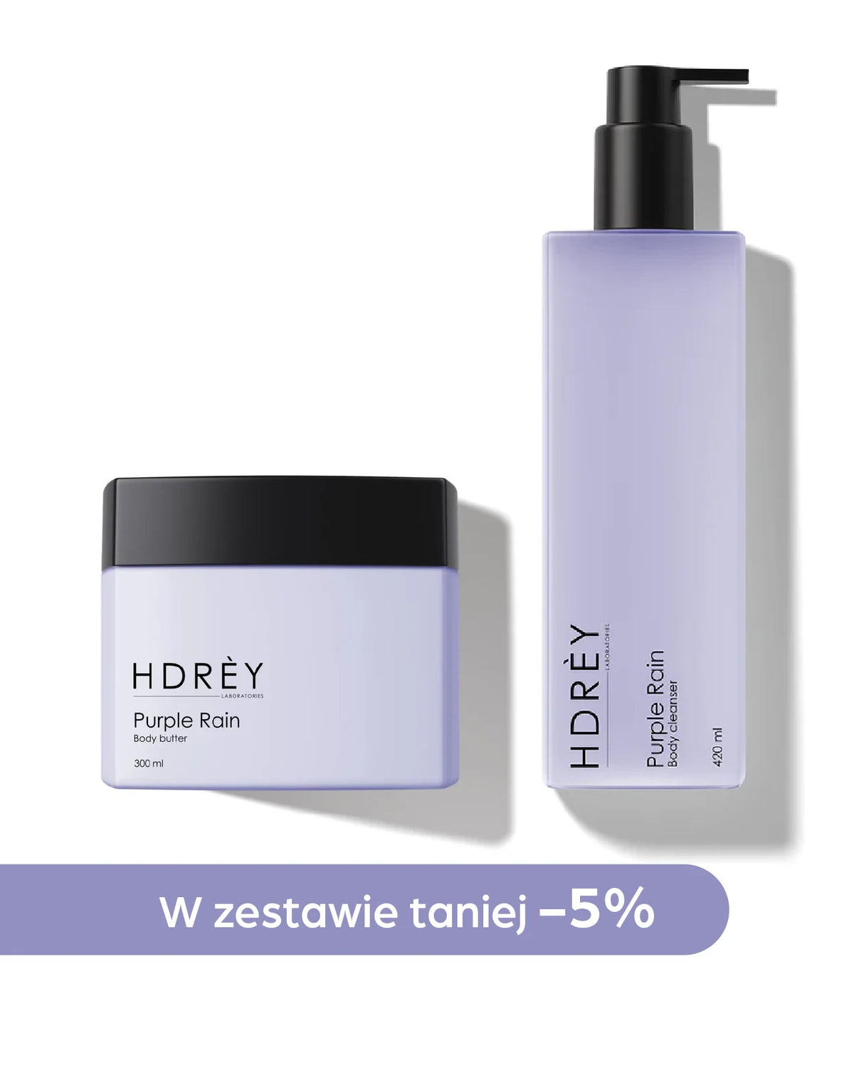 Body Set Purple Rain (żel pod prysznic 420ml + masło do ciała 300ml)