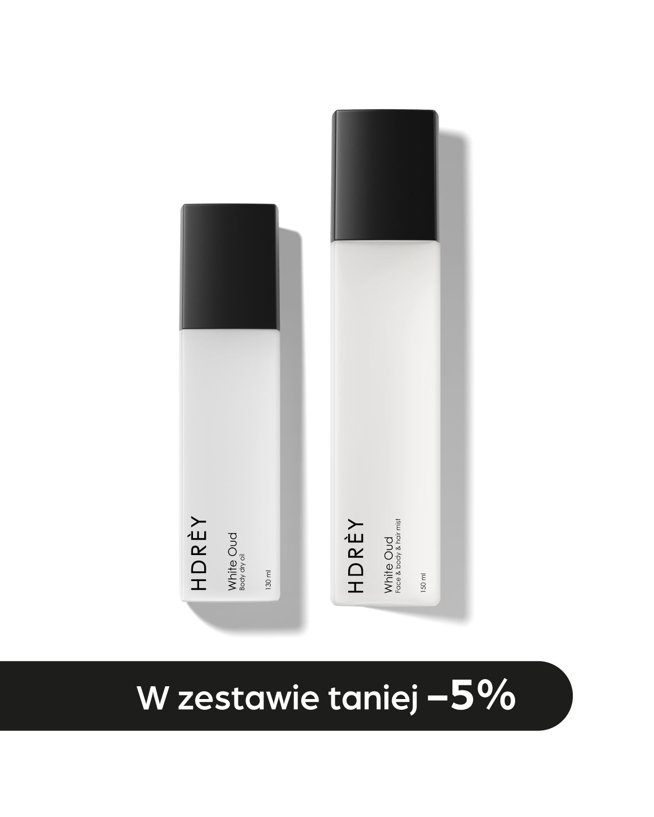 Body Set White Oud (mgiełka 150ml + suchy olejek 130ml)