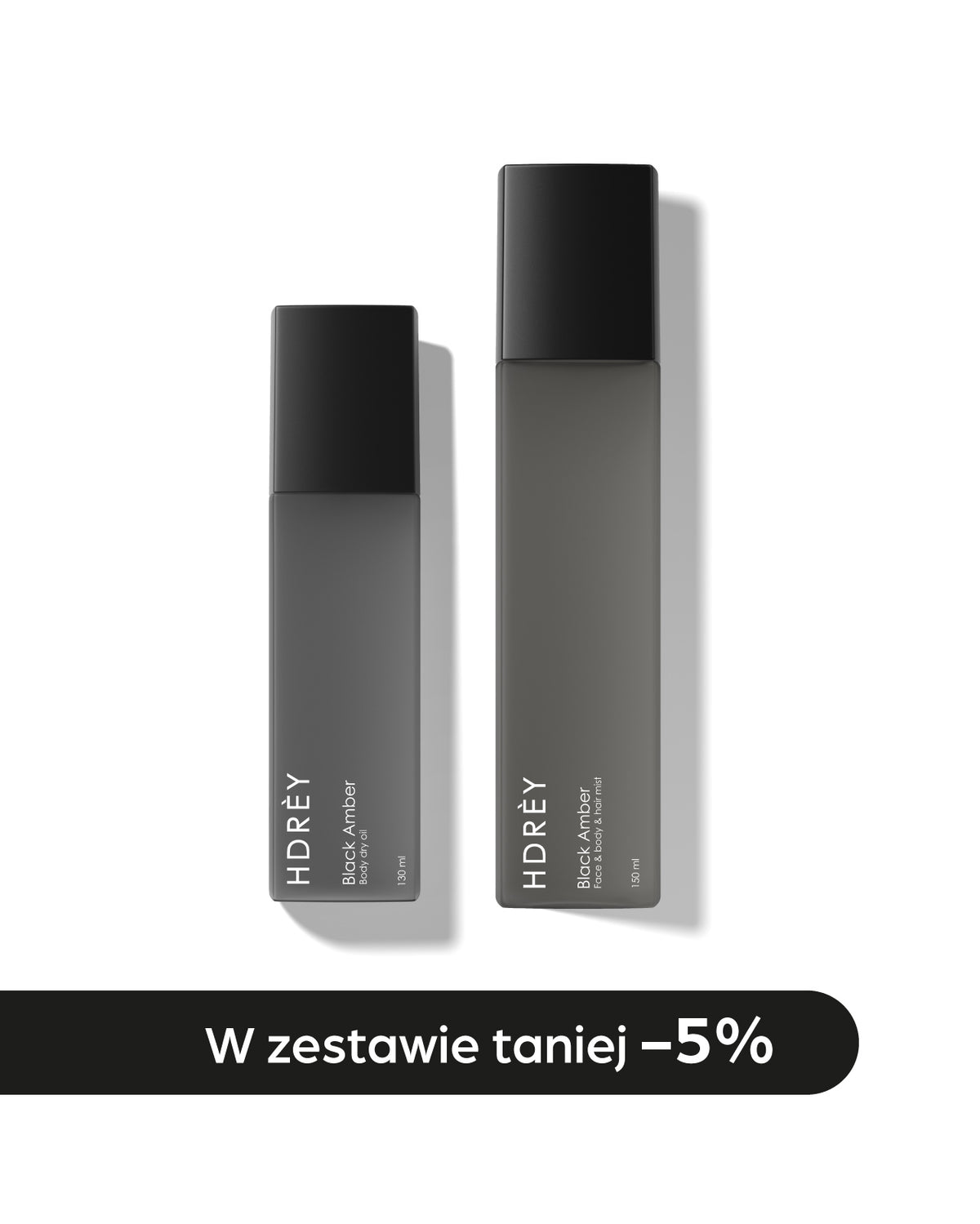 Body Set Black Amber (mgiełka 150ml + suchy olejek 130ml)
