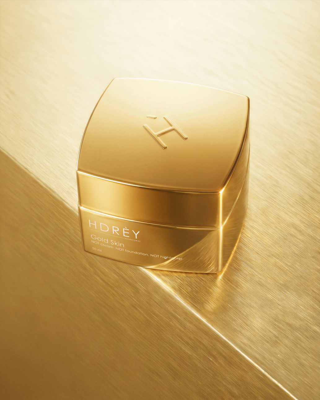NOT cream, NOT foundation,           NOT highlighter
Gold Skin 50 ml