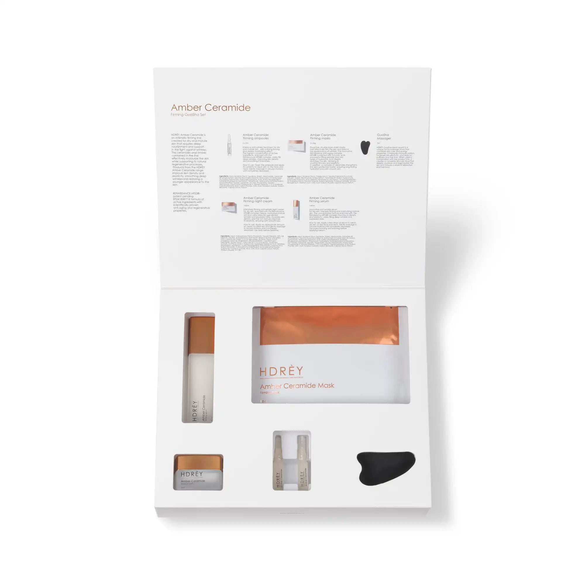 Amber Ceramide - zestaw ujędrniająco-regenerujący z ceramidami 35+