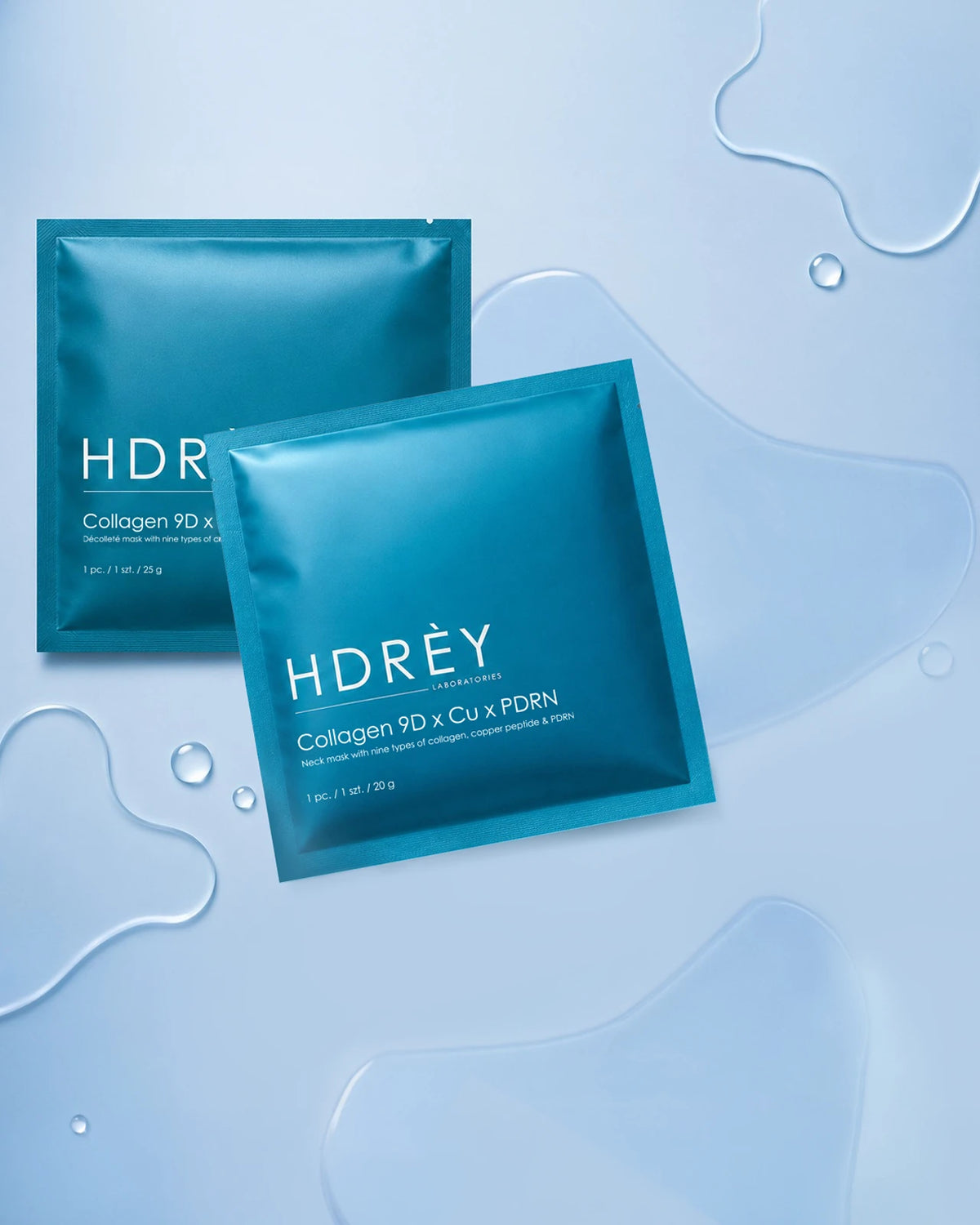 Hydrożelowe maski do pielęgnacji dekoltu Collagen 9D 3x25g