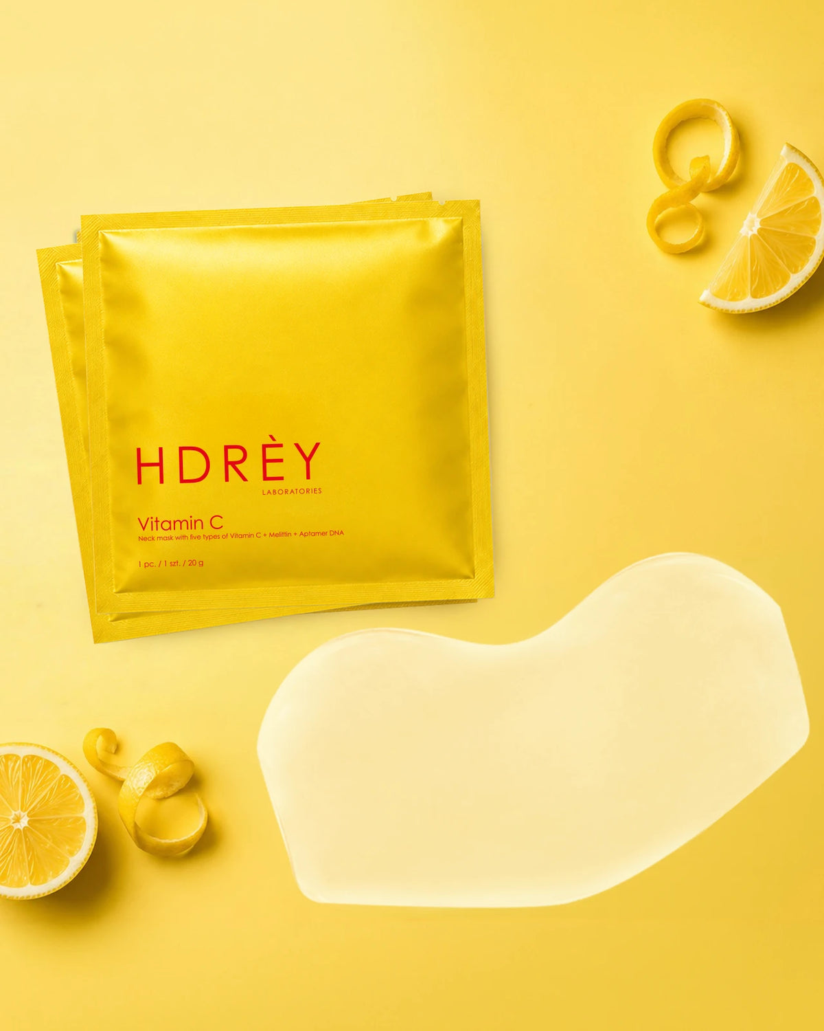 Hydrogel Vitamin C Neck Mask, 3 x 20g
