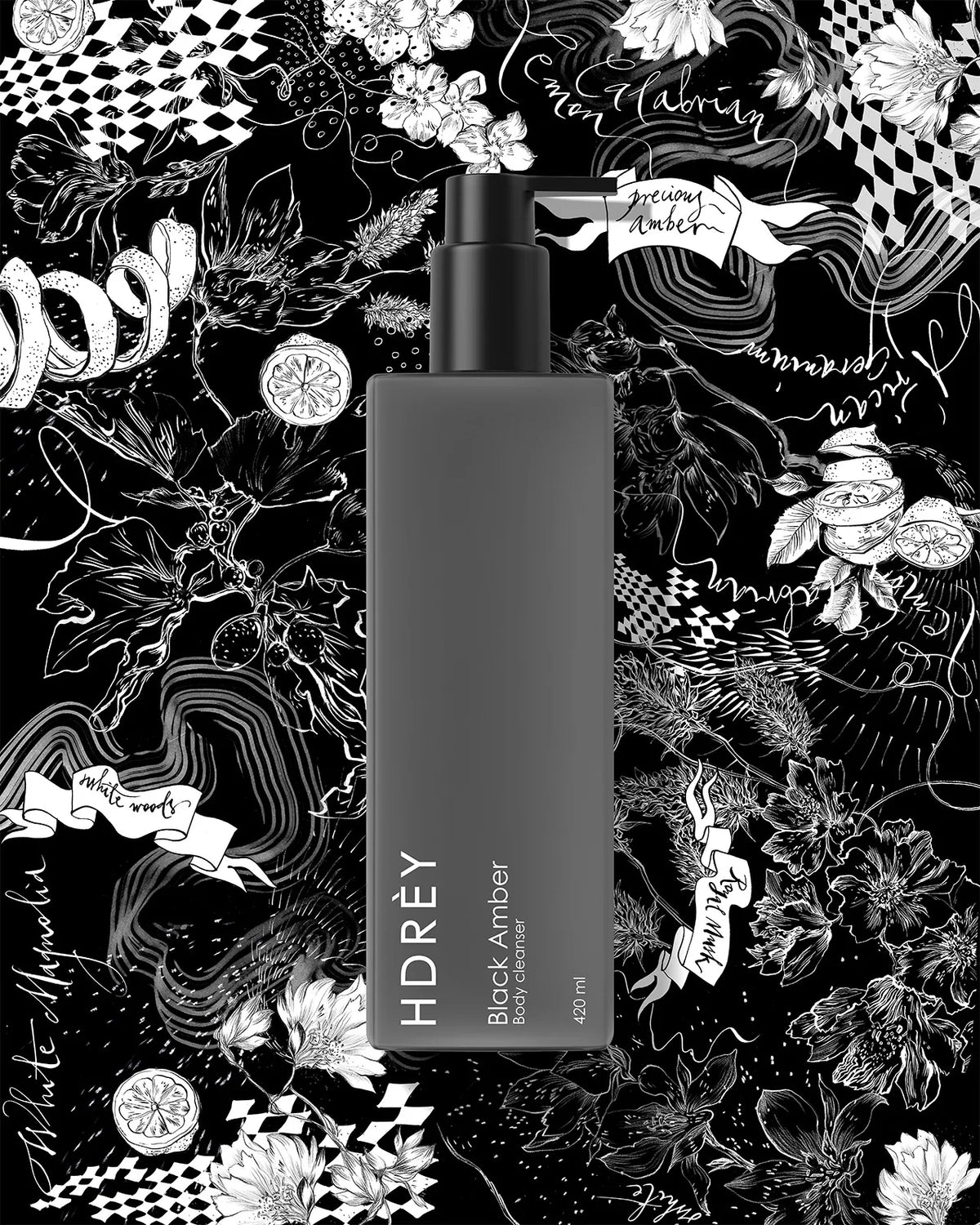 Żel pod prysznic nawilżający Black Amber 400 ml