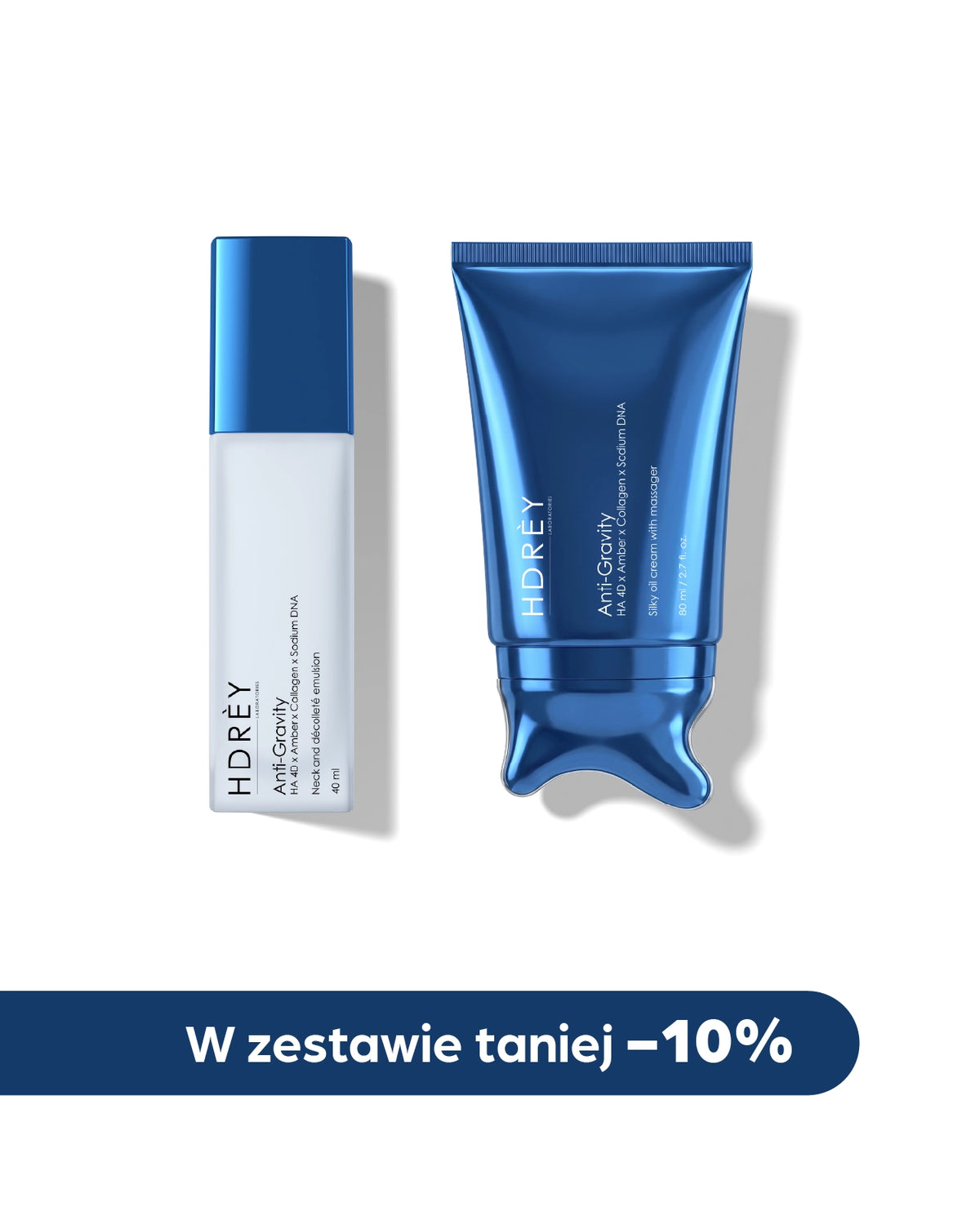 Emulsja do szyi i dekoltu + Krem z masażerem Anti-Gravity