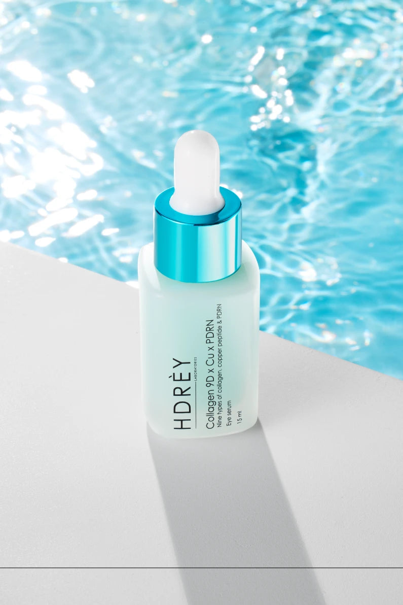 Odbudowujące serum przeciwzmarszczkowe pod oczy z kolagenem i peptydem miedziowym i PDRN 15ml