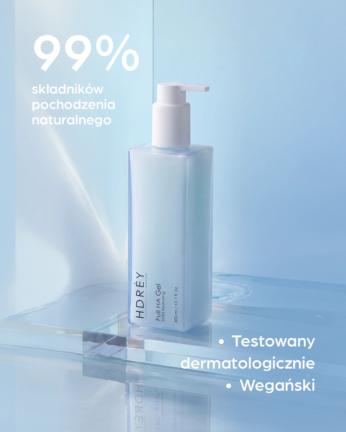 Nawilżający żel do mycia twarzy Full HA Gel 300 ml