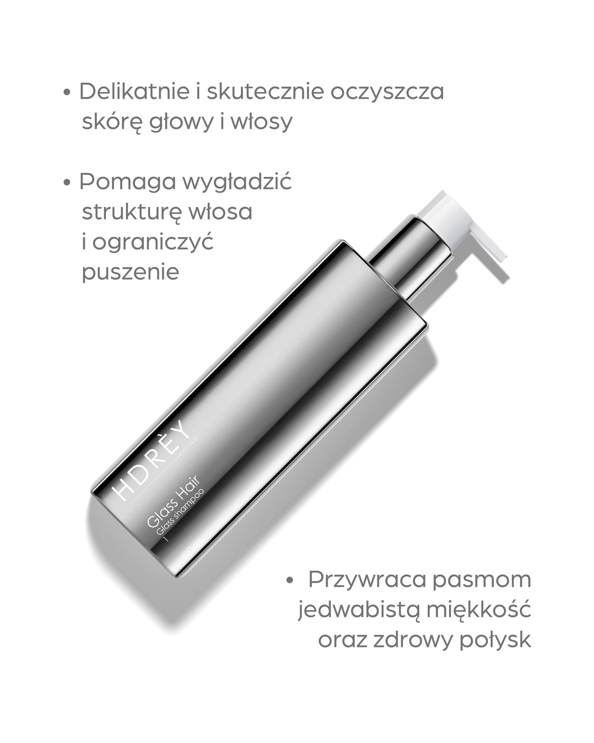 Glass hair rozświetlający szampon do włosów 400 ml
