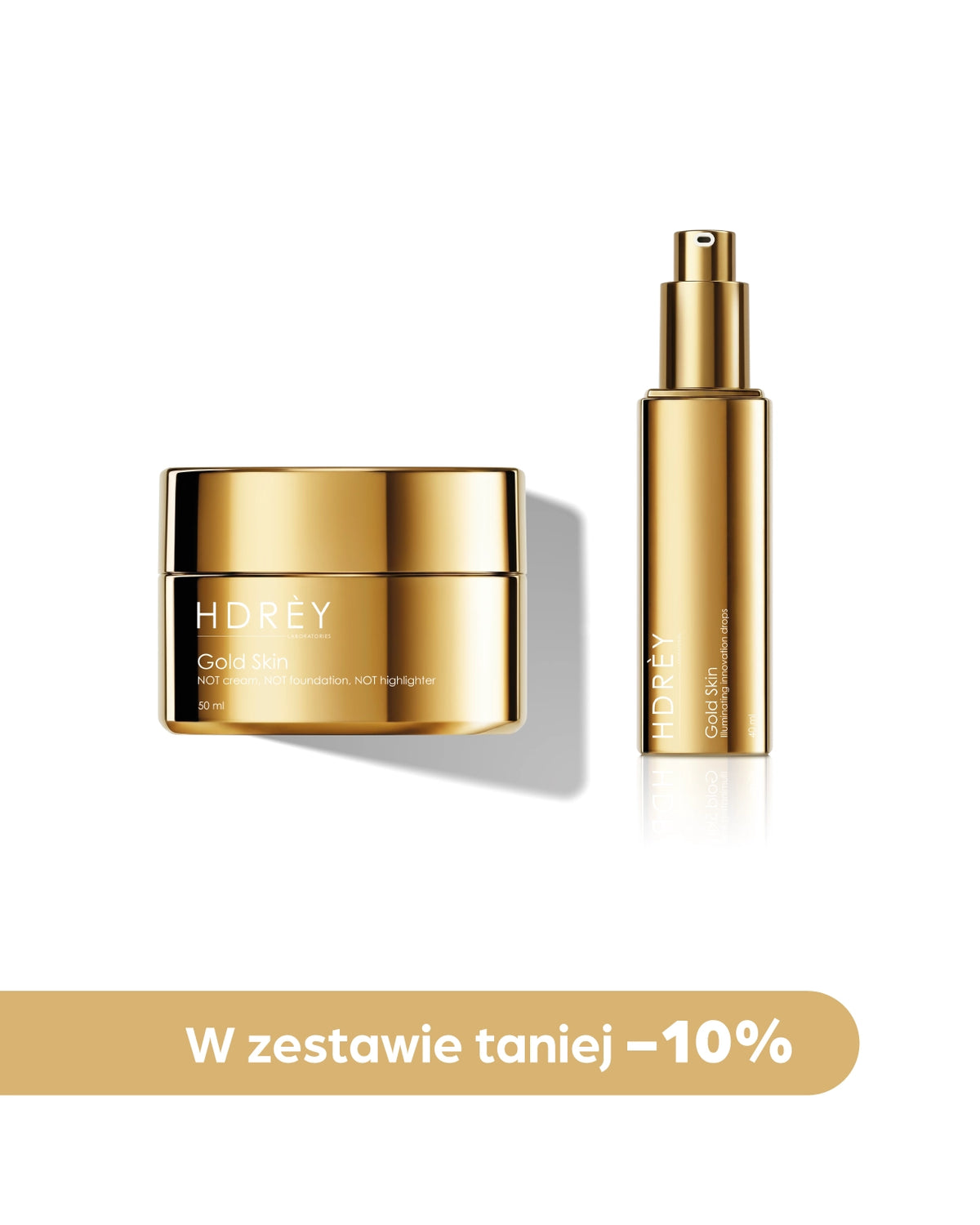 NOT cream, NOT foundation, NOT highlighter + Serum do twarzy Gold Skin