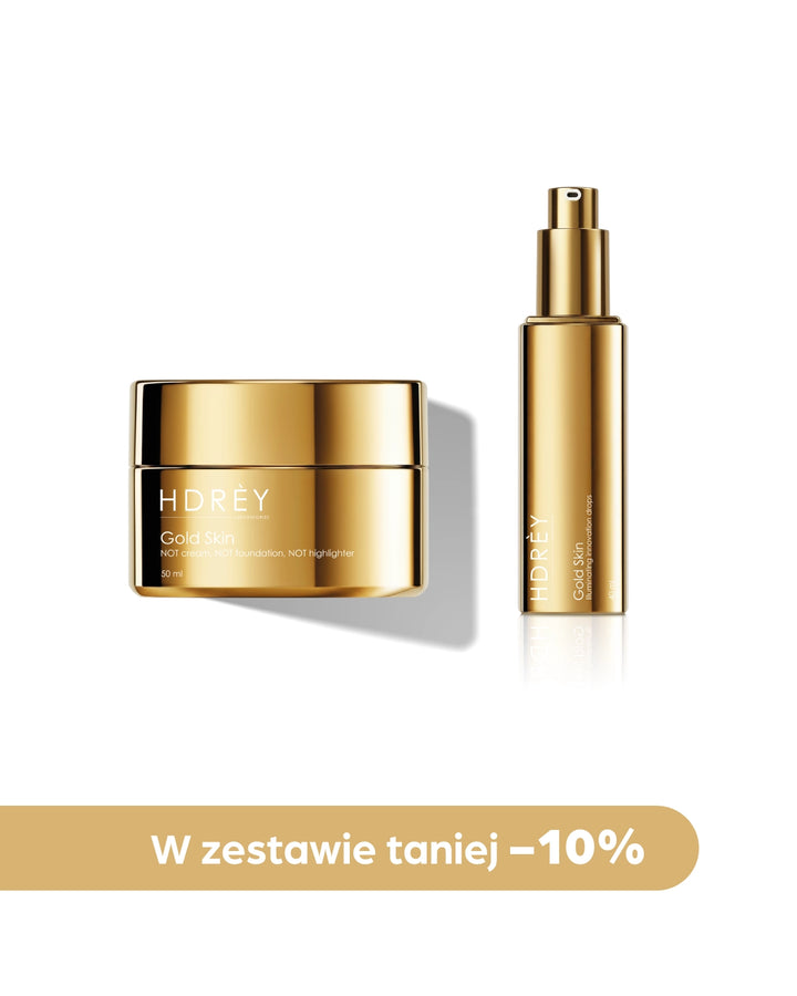 NOT cream, NOT foundation, NOT highlighter + Serum do twarzy Gold Skin