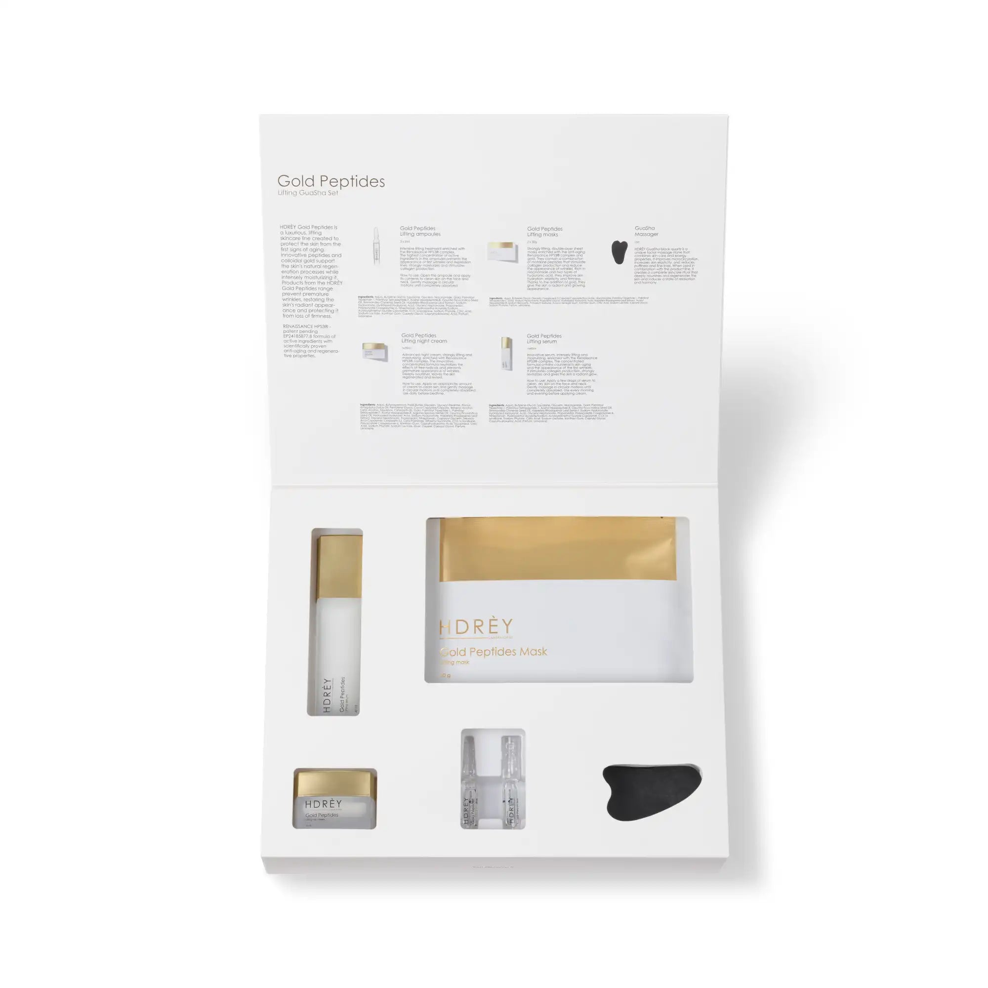 Gold Peptides - zestaw liftingujący z peptydami i złotem 30+