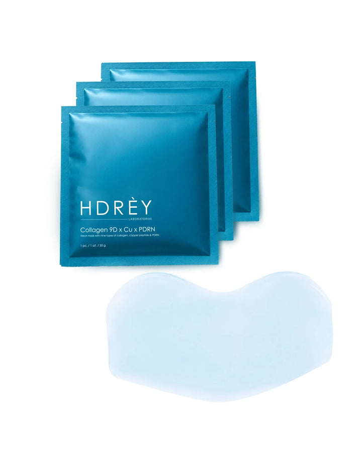 Hydrożelowe maski do pielęgnacji szyi Collagen 9D 3x20g