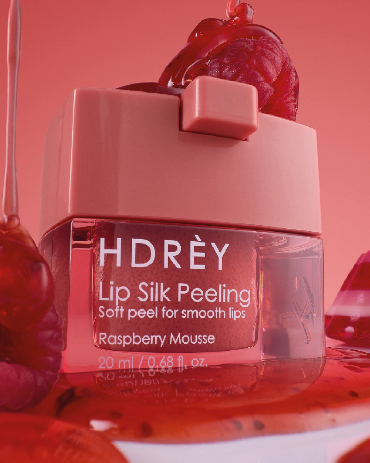 Peeling wygładzający do ust Lip Silk Raspberry Mousse 20 ml