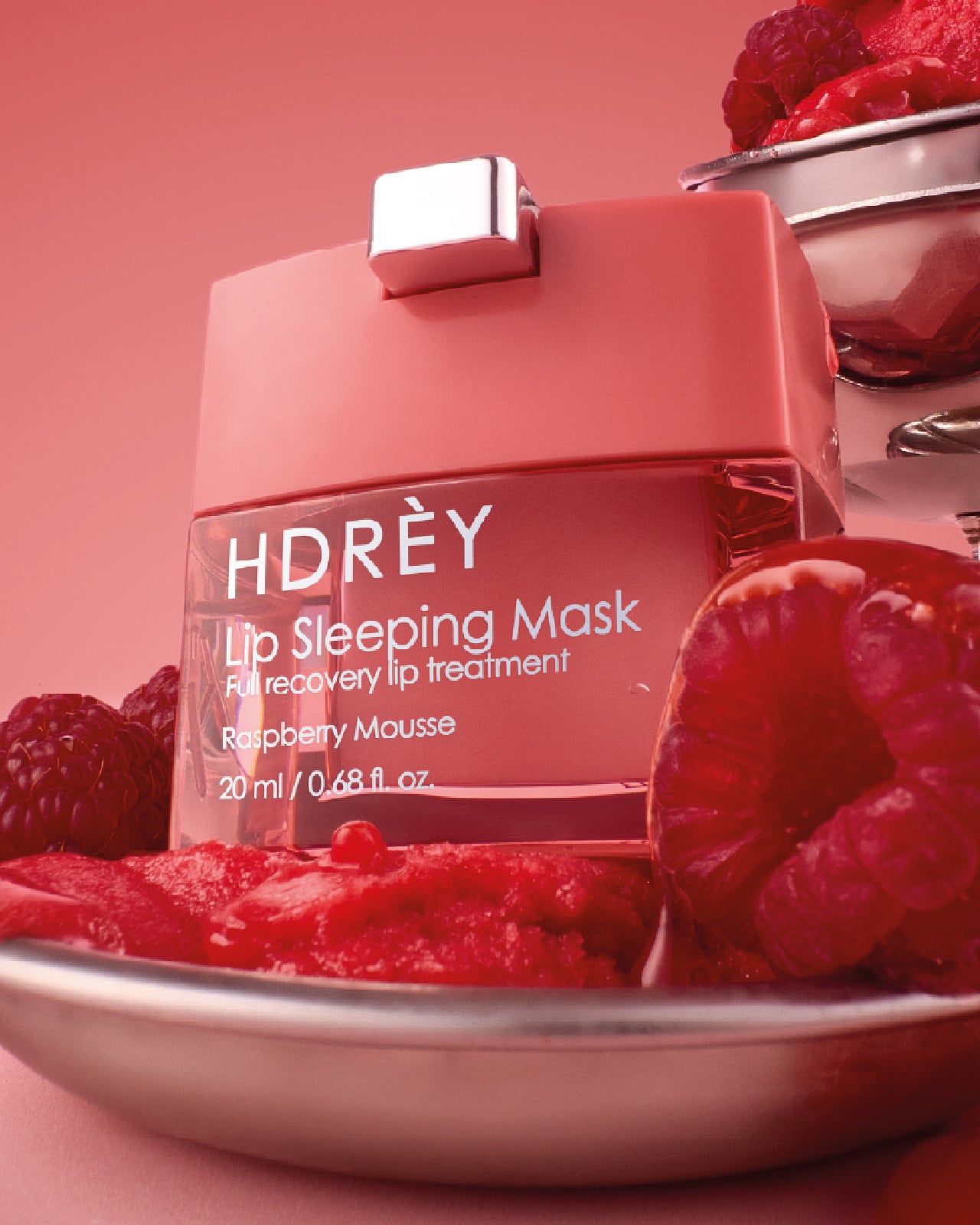 Nocna maska regenerująca do ust Raspberry Mousse 20 ml