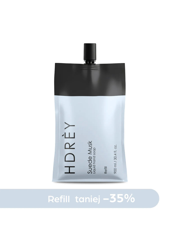 Mydło do rąk Suede Musk Refill 900 ml 35% taniej