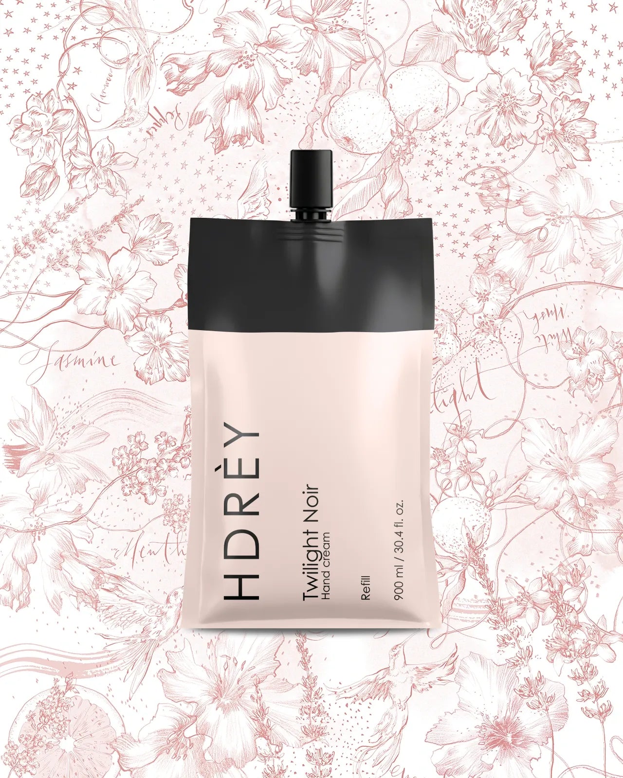 Krem do rąk Twilight Noir z olejem arganowym i witaminą E Refill 900 ml 35% taniej
