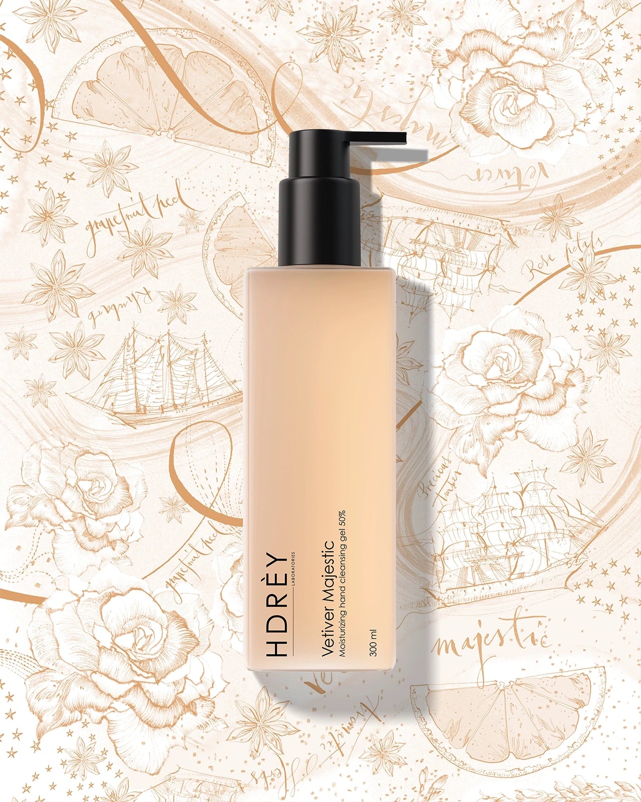 Żel do oczyszczania dłoni (50% vol.) Vetiver Majestic 300 ml