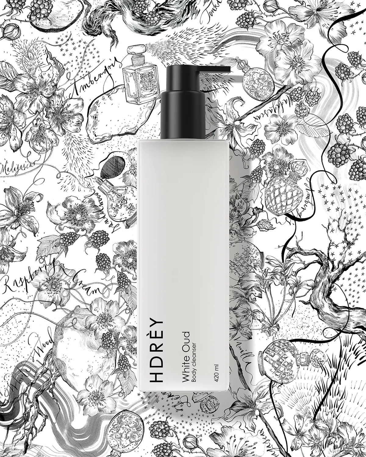 Żel pod prysznic nawilżający White Oud 420 ml