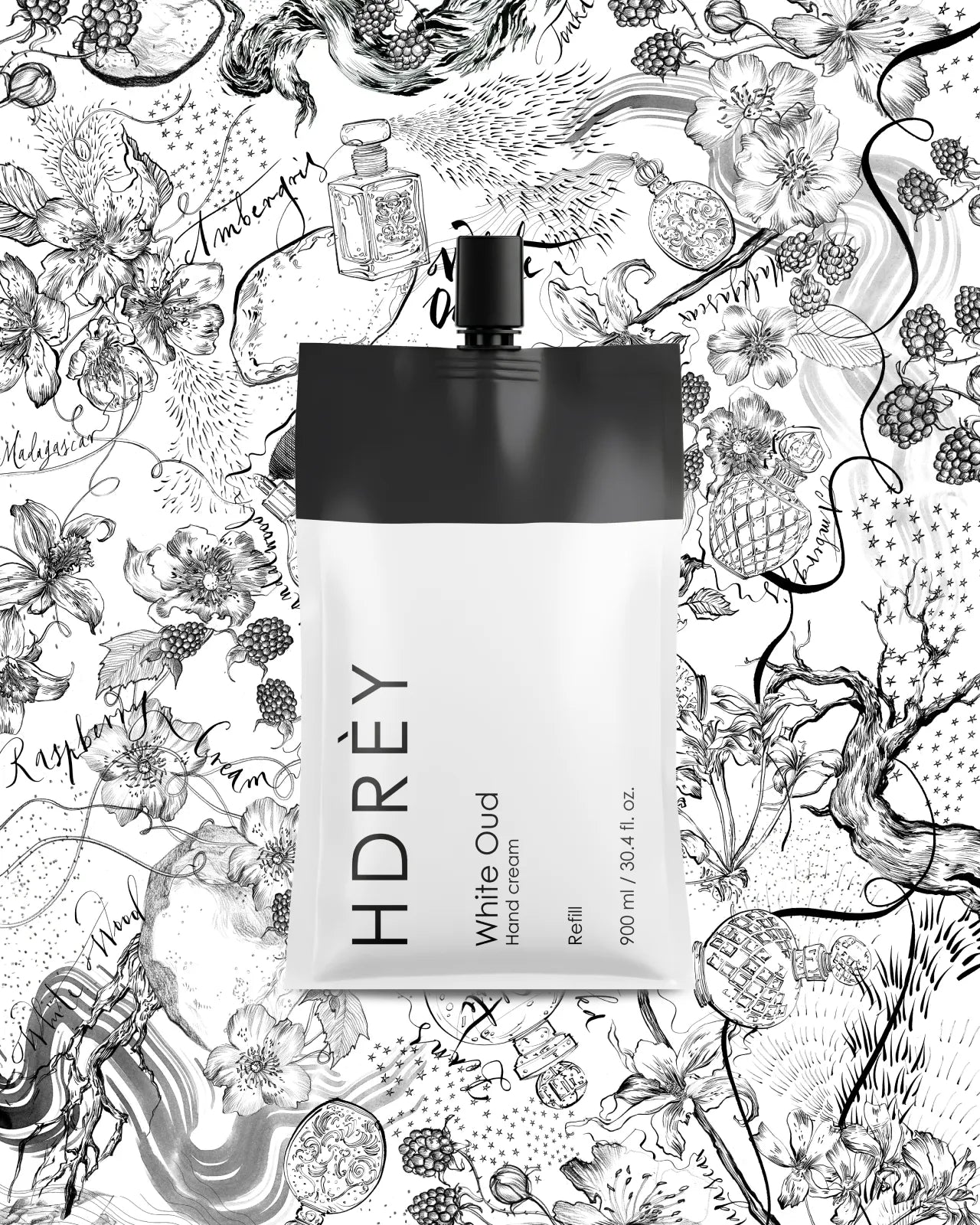 Krem do rąk White Oud z olejem arganowym i witaminą E Refill 900 ml 35% taniej