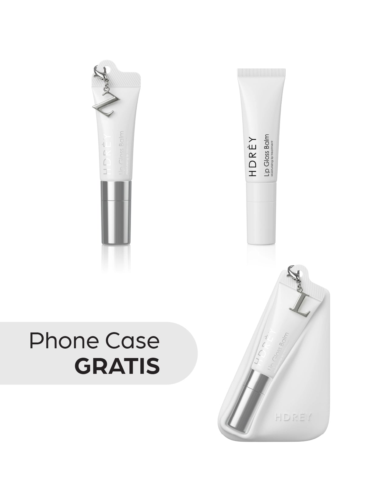 Zestaw 2 błyszczyków do ust Bubble Vanilla - Phone Case GRATIS